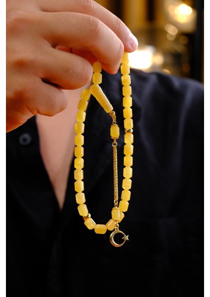 Bilek Boy Damla Kehribar Ayyıldız Tasarım Tesbih (Amber), (مسبحة قطرة كهريبار) fiyatları