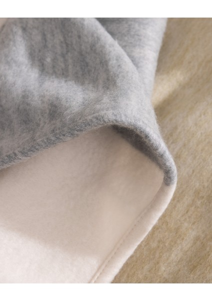 Angely Çift Kişilik Battaniye - Yeşil/indigo/pudra