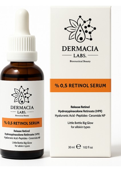 Yaşlanma Karşıtı, 0.5% Retinol Serum 30 ml modelleri