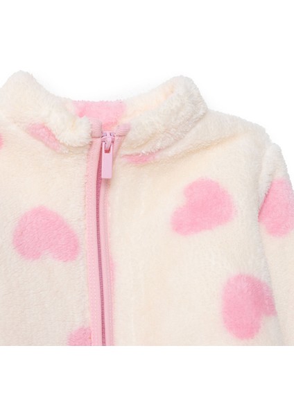 Kız Bebek Monochrome Welsoft Hırka Peluş Uzun Kol modelleri