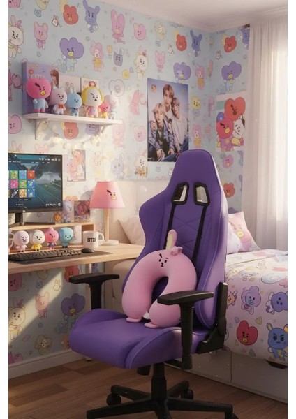 BT21 Lisanslı Hafızalı Köpük Boyun Yastığı (Cooky) modelleri