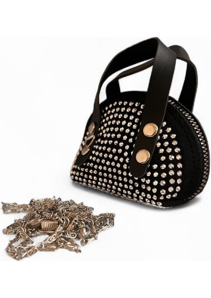 Taş Süslemeli Mini Çocuk Omuz Askılı Çanta Cüzdan fiyatları