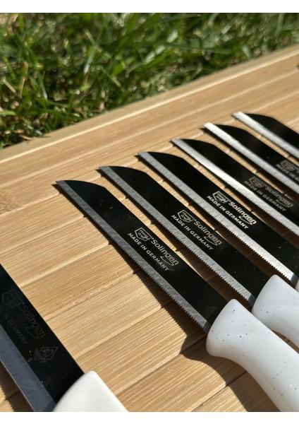 12 Parça Beyaz Set 6 Meyve Bıçağı+3 Sebze Bıçağı+3 Ava Bıçak fırsatları