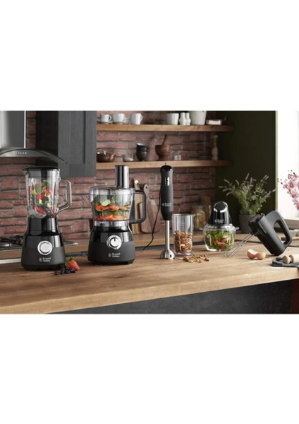 Mat Siyah El Mikseri 24672-56, Güçlü ve Şık Tasarım