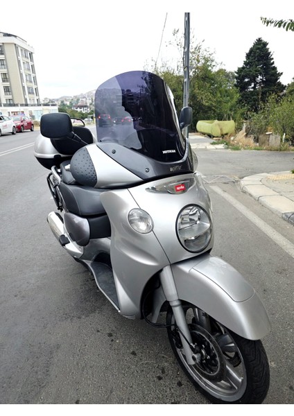 Aprilia Scarabeo 500 Siperlik Ön Cam 49CM 2003-2008 Model Siyah Renkli 4mm fiyatları