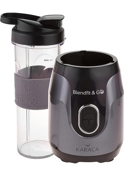 Çok Renkli Mini Kişisel Smoothie Blender - Antrasit