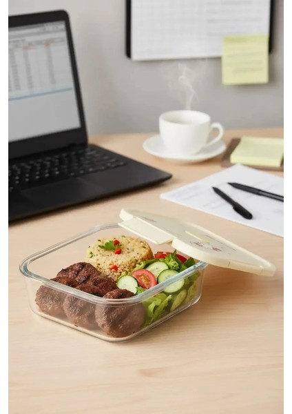 Sanrio Lisanslı Cam Gıda Saklama Kabı (640ML) - Hello Kitty fiyatları