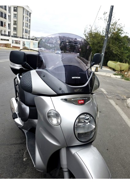 Aprilia Scarabeo 500 Siperlik Ön Cam 49CM 2003-2008 Model Füme Renkli 4mm fiyatları