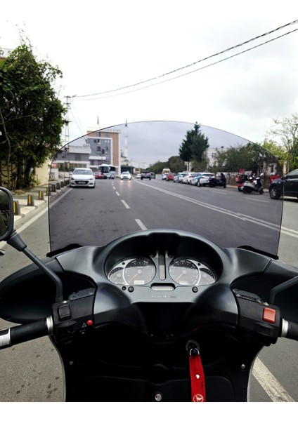 Aprilia Scarabeo 500 Siperlik Ön Cam 49CM 2003-2008 Model Füme Renkli 4mm fırsatları