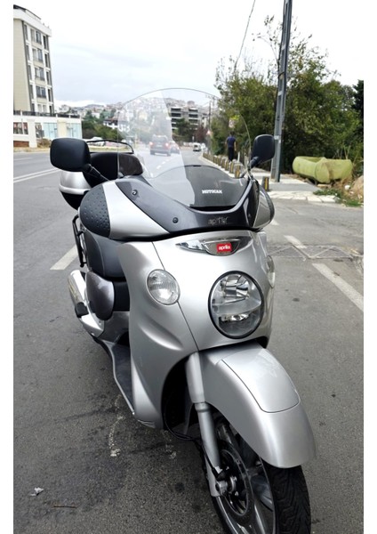 Aprilia Scarabeo 500 Siperlik Ön Cam 49CM 2003-2008 Model Şeffaf Renkli 4mm fiyatları