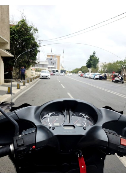 Aprilia Scarabeo 500 Siperlik Ön Cam 49CM 2003-2008 Model Şeffaf Renkli 4mm fırsatları