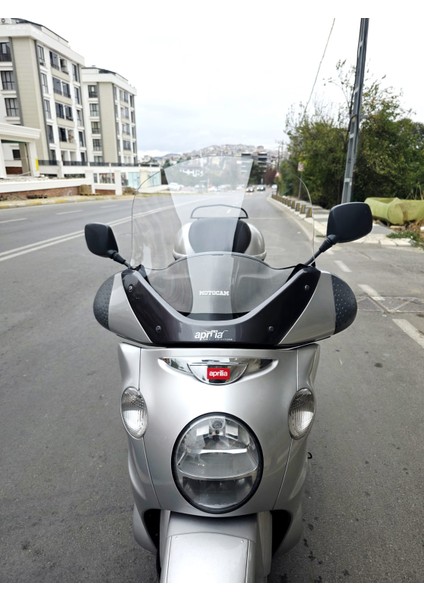 Aprilia Scarabeo 500 Siperlik Ön Cam 49CM 2003-2008 Model Şeffaf Renkli 4mm