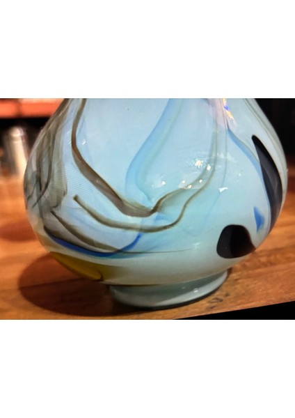 19 cm Boyunda Italyan Murano Vazo