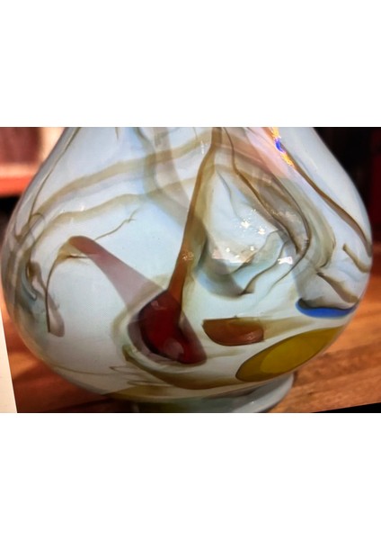 19 cm Boyunda Italyan Murano Vazo