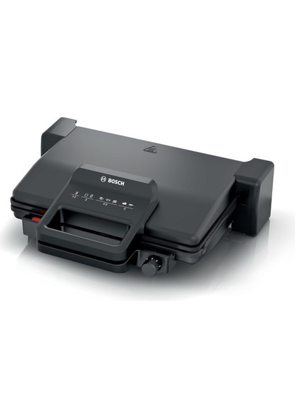 2000 W Tost Makinesi, Şık Siyah Renk, Pratik Kullanım