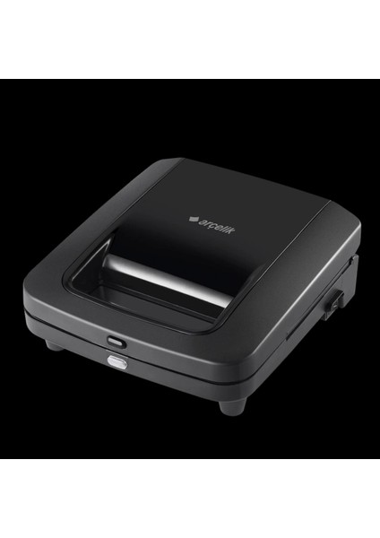 Mini Waffle ve Tost Makinesi, Siyah, Kompakt ve Pratik Tasarım