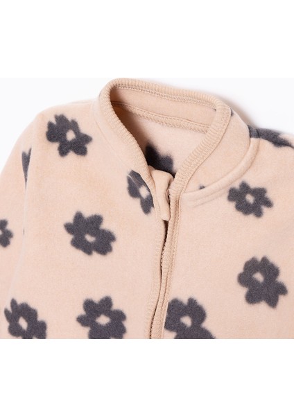 Kız Bebek Polar Hırka Hakim Yaka Uzun Kol modelleri