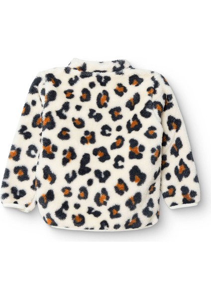 Kız Bebek Leopar Welsoft Hırka Peluş Uzun Kol fiyatları