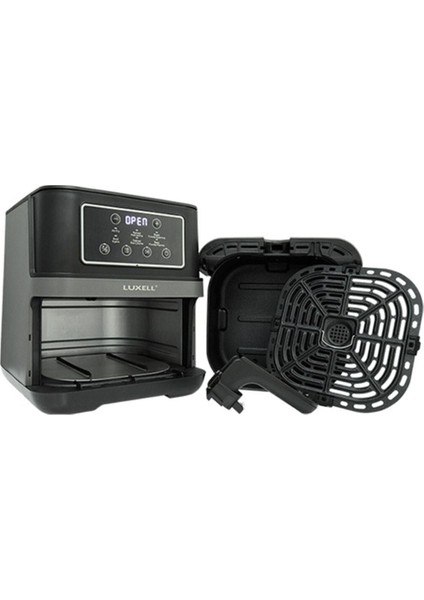 Yüksek Kapasiteli Hava Fritözü 7.5l Siyah, Sağlıklı ve Pratik Kullanım