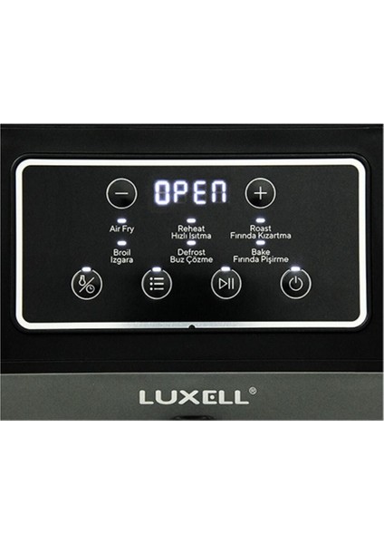 Yüksek Kapasiteli Hava Fritözü 7.5l Siyah, Sağlıklı ve Pratik Kullanım