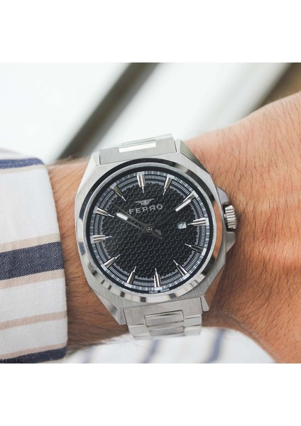 F43025A2 Çelik Kordonlu Erkek Kol Saati