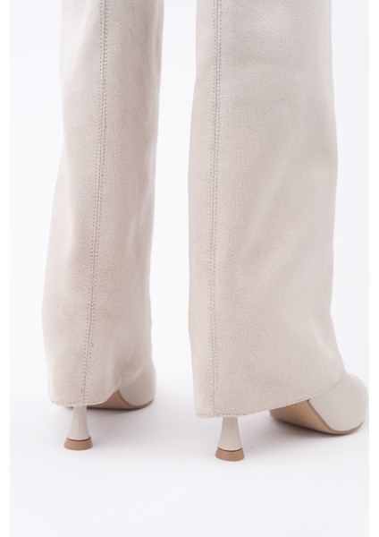 Catie Süet Sivri Burun Ince Topuklu Kadın Çizme modelleri