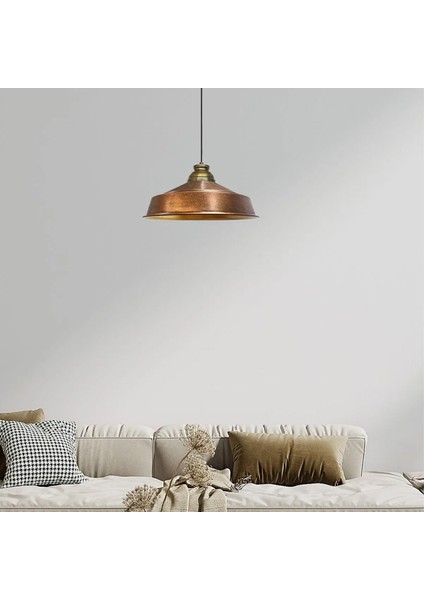 Asaletli Tekli Avize Eskitme Başlık Retro Sarkıt Lamba Restoran Salon Aydınlatma