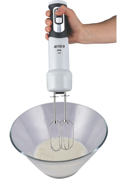 1200 W El Blender Seti, Güçlü ve Pratik, Beyaz Renkli, Hızlı Karıştırma Özelliği indirimleri