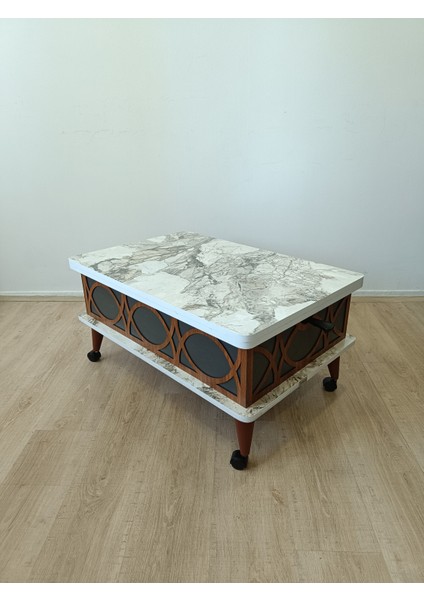 Tekerlekli Akıllı Sehpa, Sihirli Sehpa, Orta Sehpa, Kademeli Sehpa, Yemek Masası