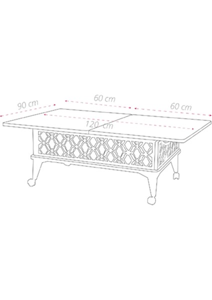 Tekerlekli Akıllı Sehpa, Sihirli Sehpa, Orta Sehpa, Kademeli Sehpa, Yemek Masası