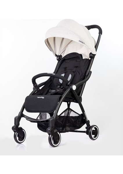 S1 Plus Baston Bebek Arabası Tek Elle Katlanabilir Süspansiyonlu 0-4 Yaş 22 kg Lake Blue