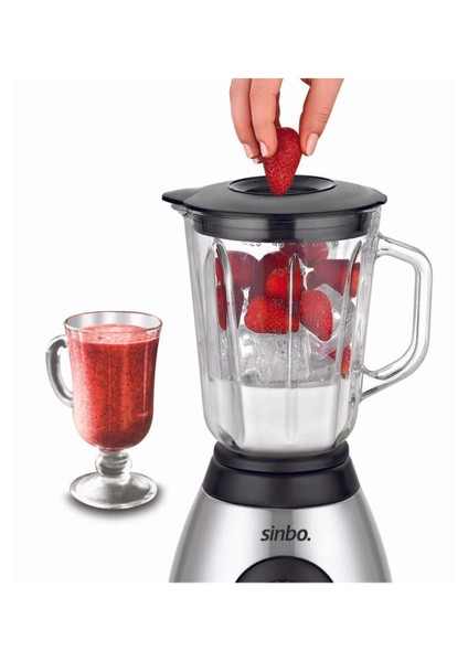 Inox Cam Blender ve Öğütücü, 600W, Smoothie, Buz Kırıcı, Şık Beyaz Renk indirimleri