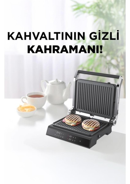2000W Dijital Ekranlı Siyah Tost ve Izgara Makinesi, Çıkarılabilir Plakalar modelleri