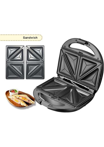 6'lı 1 Arada Tost Makinesi, Donut, Waffle, Ceviz Kurabiye, Sandviç Aparat fırsatları