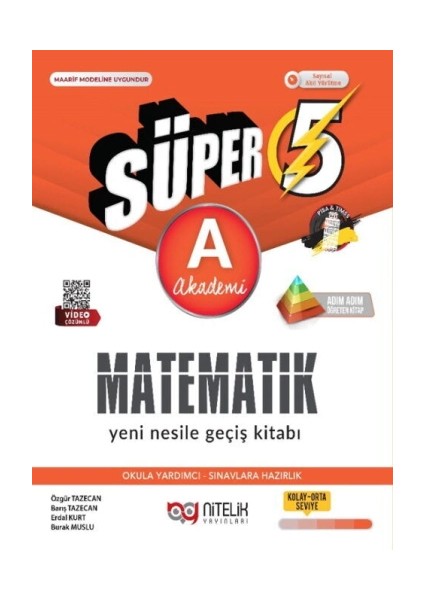 5. Sınıf Süper Matematik A Yeni Nesile Geçiş Kitabı Yeni