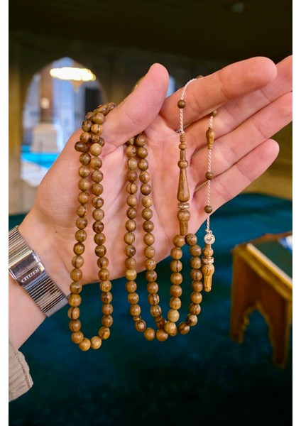 Yusuf Cevher Usta El Işçiliği Koleksiyonluk öd Ağacı 99'luk namaz Zikir Tesbihi fırsatları