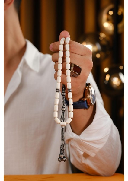 De-Ve Ke-Miği Gümüş Kazaz Tasarım Tesbih fırsatları