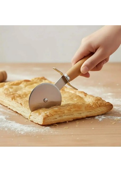 ® | Ahşap Saplı Pratik Pizza Kesici indirimleri