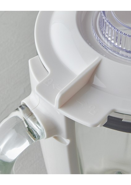 Cam Sürahi Blender 1750 ml Beyaz-Krom, Şık ve Kullanışlı Ev Mutfak Ürünü fırsatları