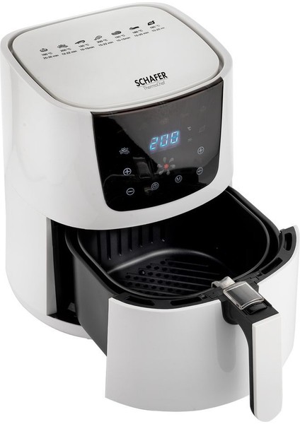 Dijital Hava Fritözü, Sağlıklı Pişirme, Beyaz Renk, Kolay Kullanım