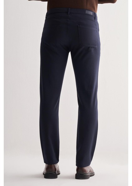 Lacivert 5 Cep Düz Paça Esnek Slim Fit Casual Pantolon 1003255157 fırsatları
