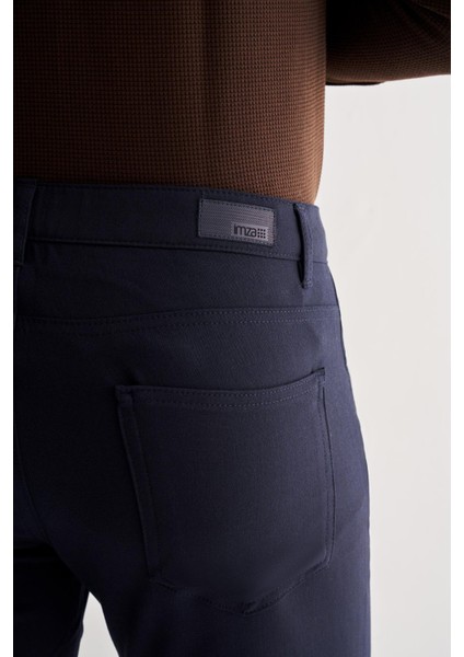 Lacivert 5 Cep Düz Paça Esnek Slim Fit Casual Pantolon 1003255157 indirimleri