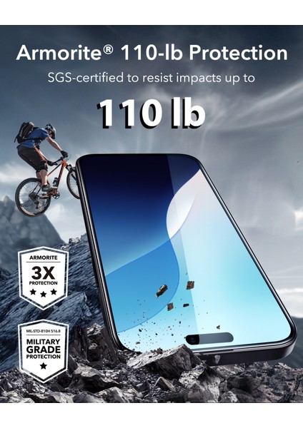 Apple iPhone 17 Anti-Static Temperli Full Cam Ekran Koruyucu Kolay Kurulum Kiti