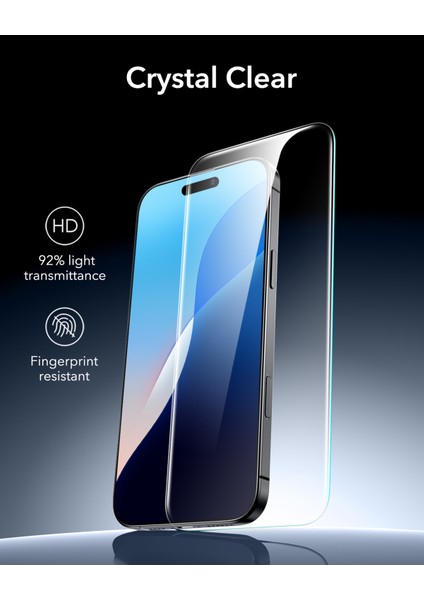 Apple iPhone 17 Anti-Static Temperli Full Cam Ekran Koruyucu Kolay Kurulum Kiti