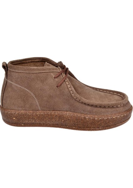 Hakiki Deri Bilekte Kadın Bot CB-24620 Kum Süet fiyatları