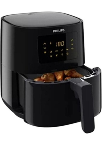 Yeni Nesil Geniş Kapasiteli Yağsız Hava Fritözü Siyah