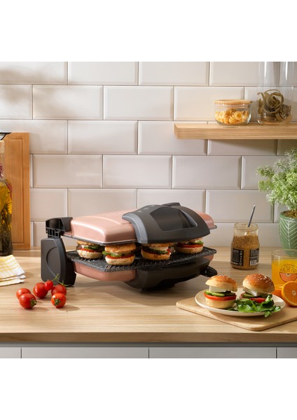 Pembe Tost Makinesi, Şık ve Kullanışlı, Hızlı Isı, Pratik Kullanım fırsatları