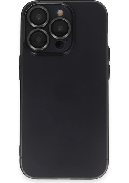 iPhone 13 Pro Kılıf Luko Lens Silikon - Siyah