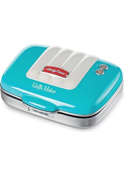 Turkuaz Renkli Waffle Makinesi, Lezzetli Atıştırmalıklar Için Mükemmel Seçenek