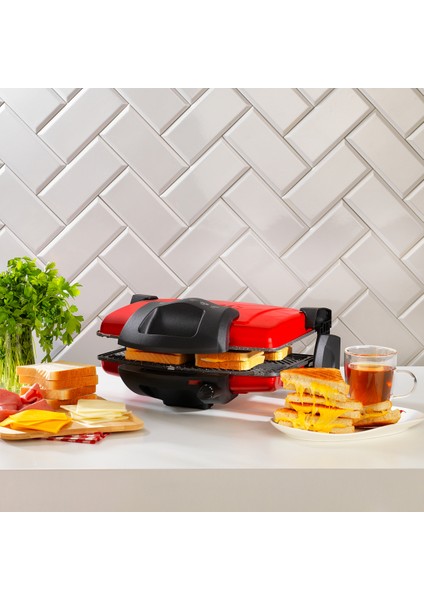 Kırmızı Renkli Tost Makinesi, Pratik ve Şık Tasarım modelleri